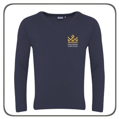 navy-v-neck-sweatshirt
